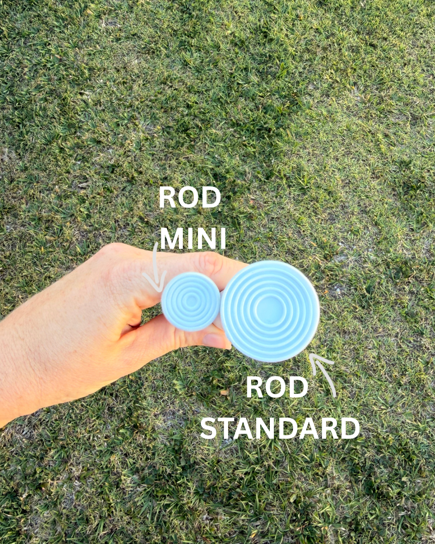 diameter difference comparison of white spring loaded tension rod