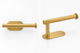 gold toilet roll holder