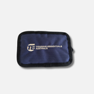 back of cord storage bag on white background